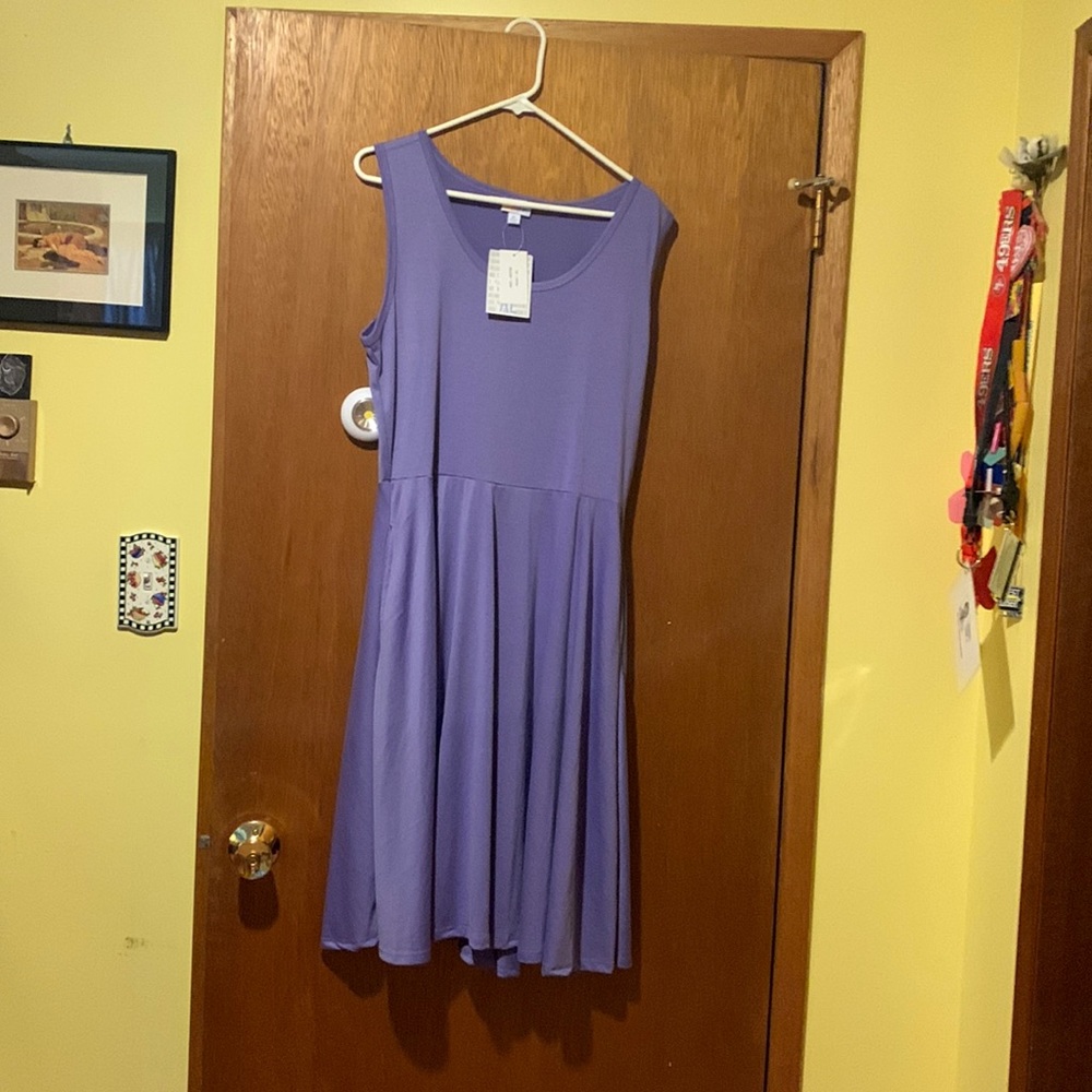 LulaRoe XL purple dress